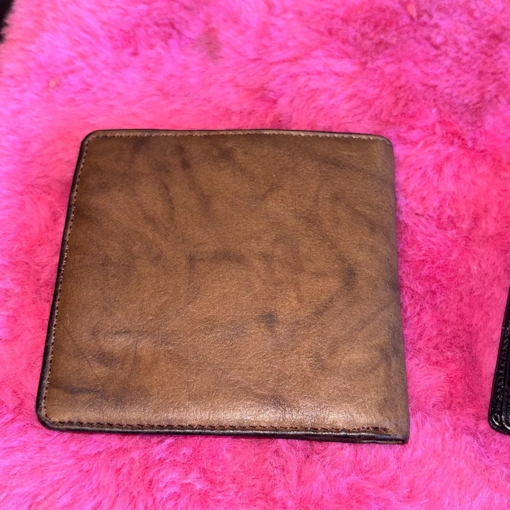 NWT VINTAGE WALLET BUNDLE! Pierre Cardin men's bifold wallet crafted